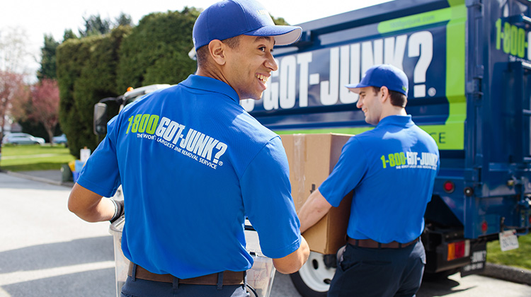 1-800-GOT-JUNK? Truck team taking away old phones and electronics