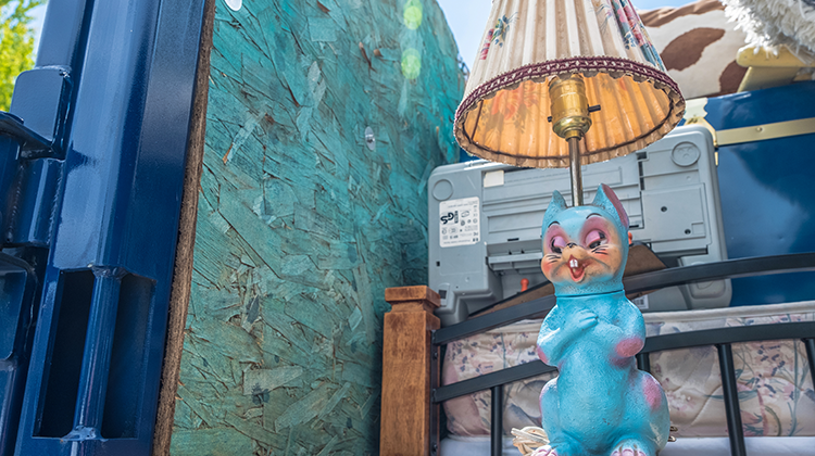 1-800-GOT-JUNK? will help dispose your lamp